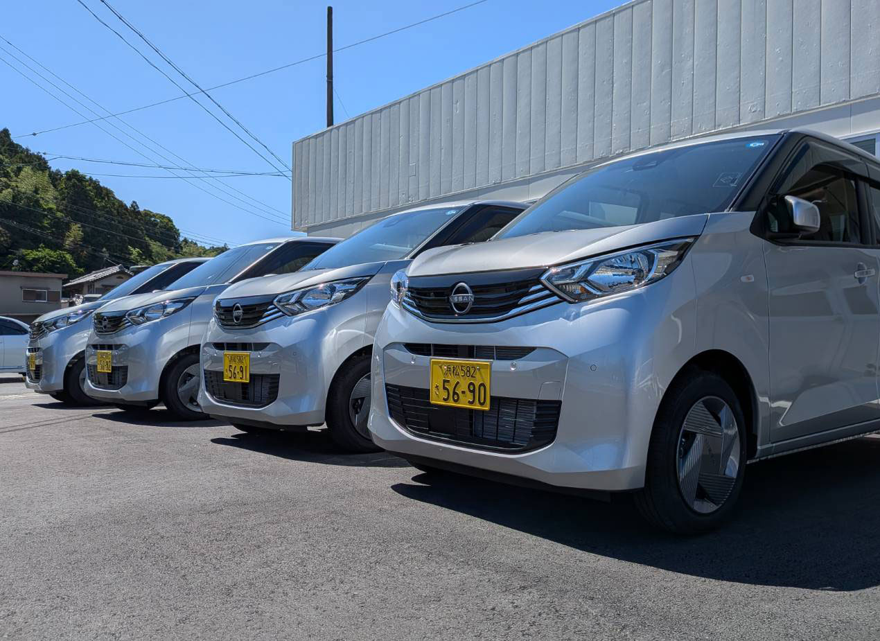 訪問看護ステーション中川の訪問用の車両